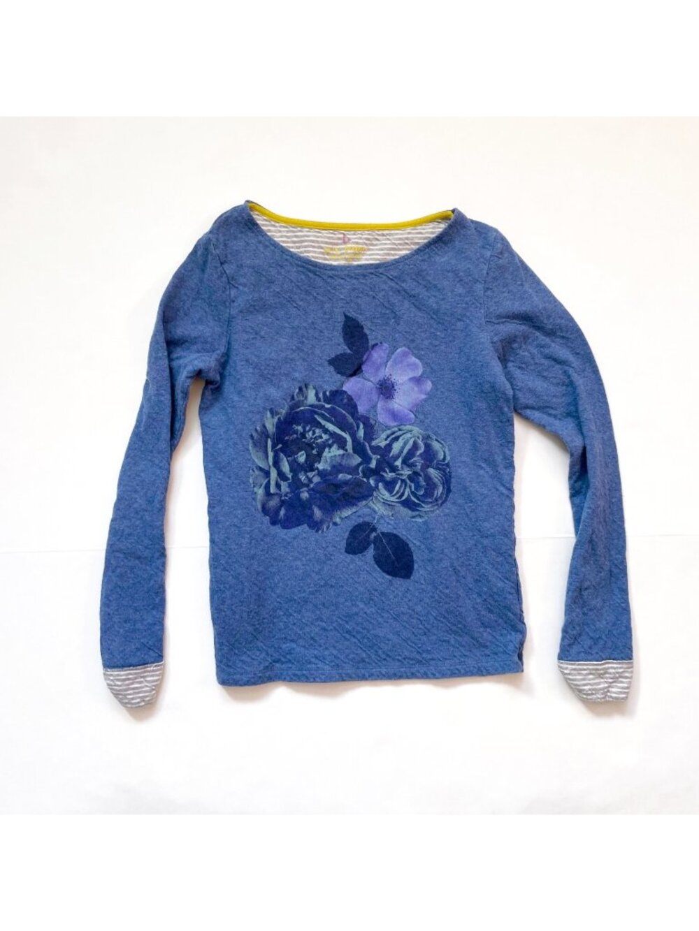 Mini Boden Double-Layer Floral Tee, Size 11/12